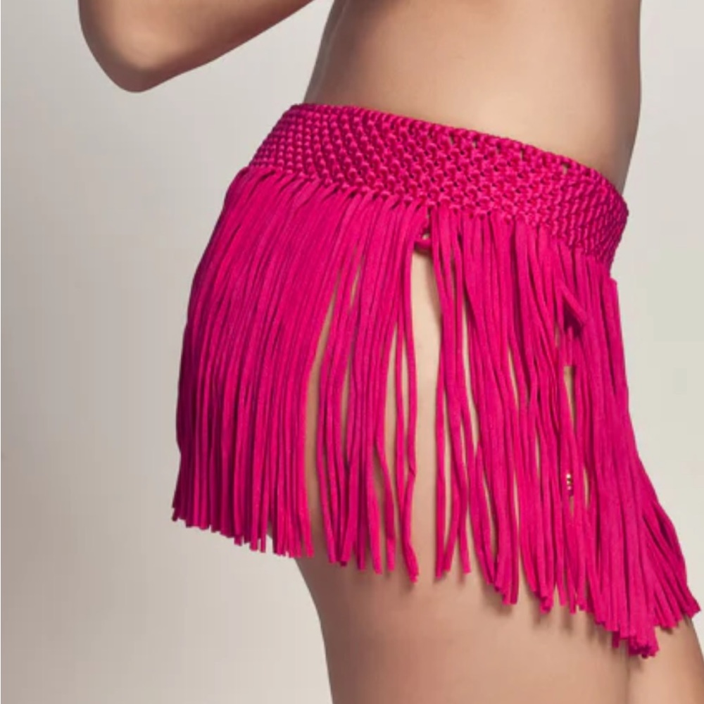 PILYQ swimsuit, cover-up NWOT Berry Bliss fuchsia xs/s